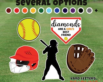 Equipo de softbol personalizable - Paquete de media hoja - Juego de tarjetas de 5 piezas
