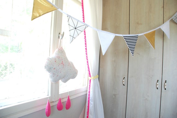 Unisex Nursery Decor Baby Room Decoration Bunting Banner Etsy
