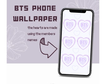 BTS Wallpaper - Screensaver voor telefoons | Kpop-achtergrond | Mobiele achtergrond | Esthetisch behang | Mobiele achtergrond