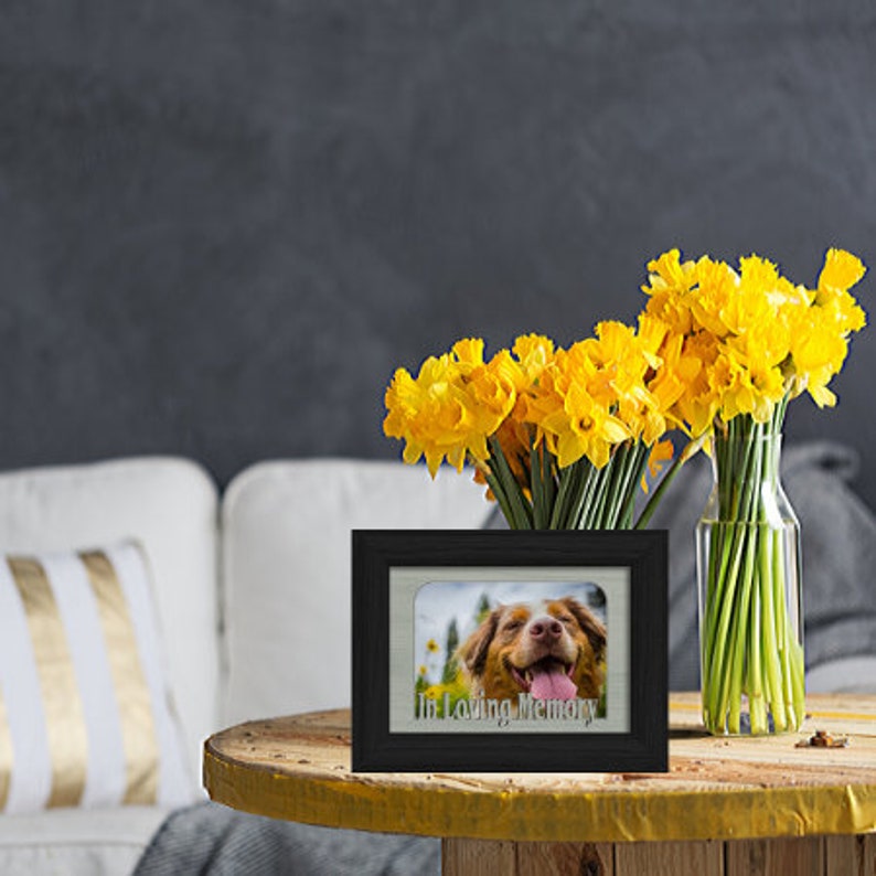 In Loving Memory Tabletop Picture Frame Pet Photo Frame Etsy