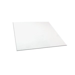May include: A clear, square, glass cutting mat.