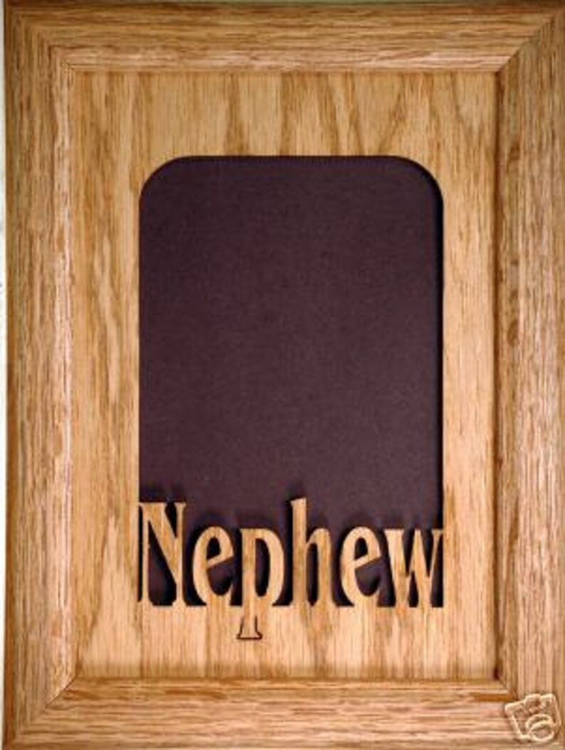 Nephew Family Tabletop Picture Frame Holds 4x6 Photo Etsy