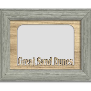 Great Sand Dunes | Colorado | Hometown City Picture Frame | Vacation, Travel, Family, Anniversary Gift | 5x7 Tabletop Frame for 4x6 Photo