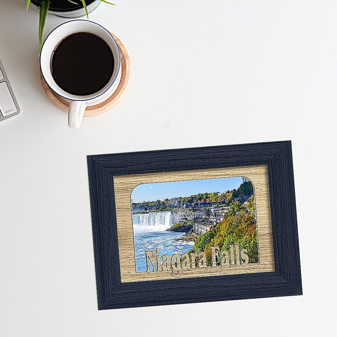 Niagara Falls New York State Hometown City Picture Frame Etsy