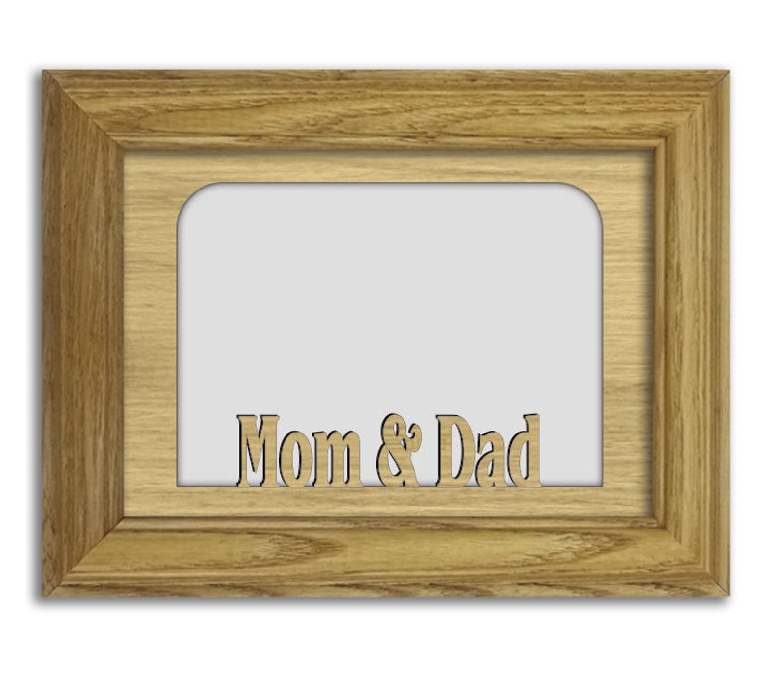Mom and Dad Tabletop Picture Frame Holds 4x6 Photo | Etsy