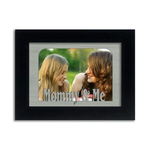 Mommy and Me Tabletop Picture Frame - Holds 4x6 Photo - Multiple Color Options - Family Frame