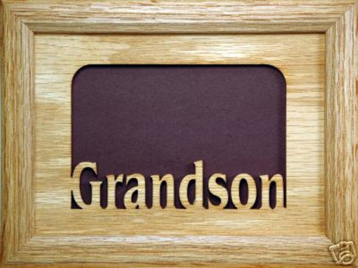 Grandson Picture Frame 5x7 Etsy