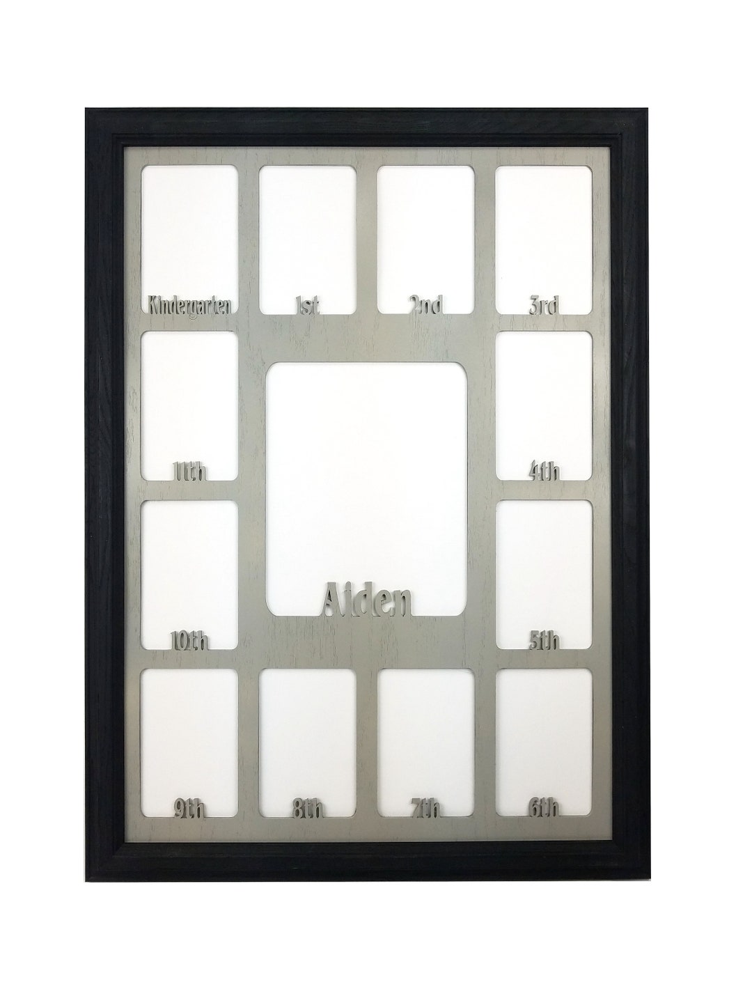 School Years Picture Frame - 4x6 Pictures 8x10 Center - Personalized ...