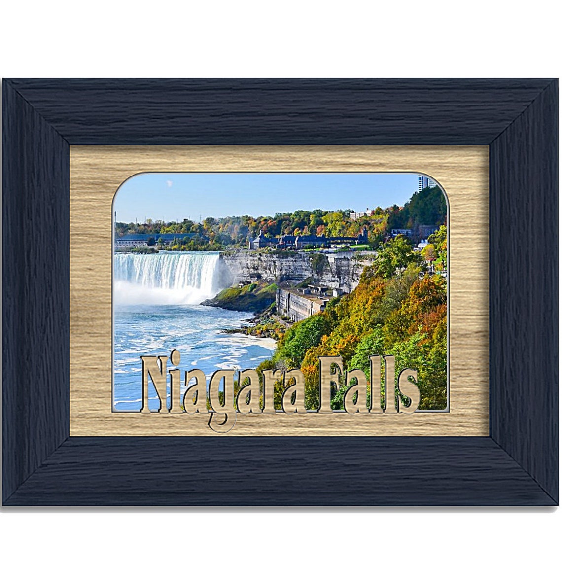 Niagara Falls New York State Hometown City Picture Frame Etsy