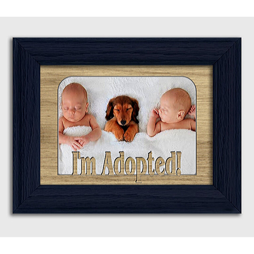 I'm Adopted Baby First Picture Frame Home Decor Family Frame 5x7 Tabletop Picture Frame Multiple