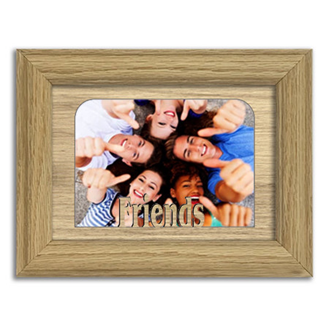 Friends Tabletop Picture Frame Holds 4x6 Photo Multiple Etsy
