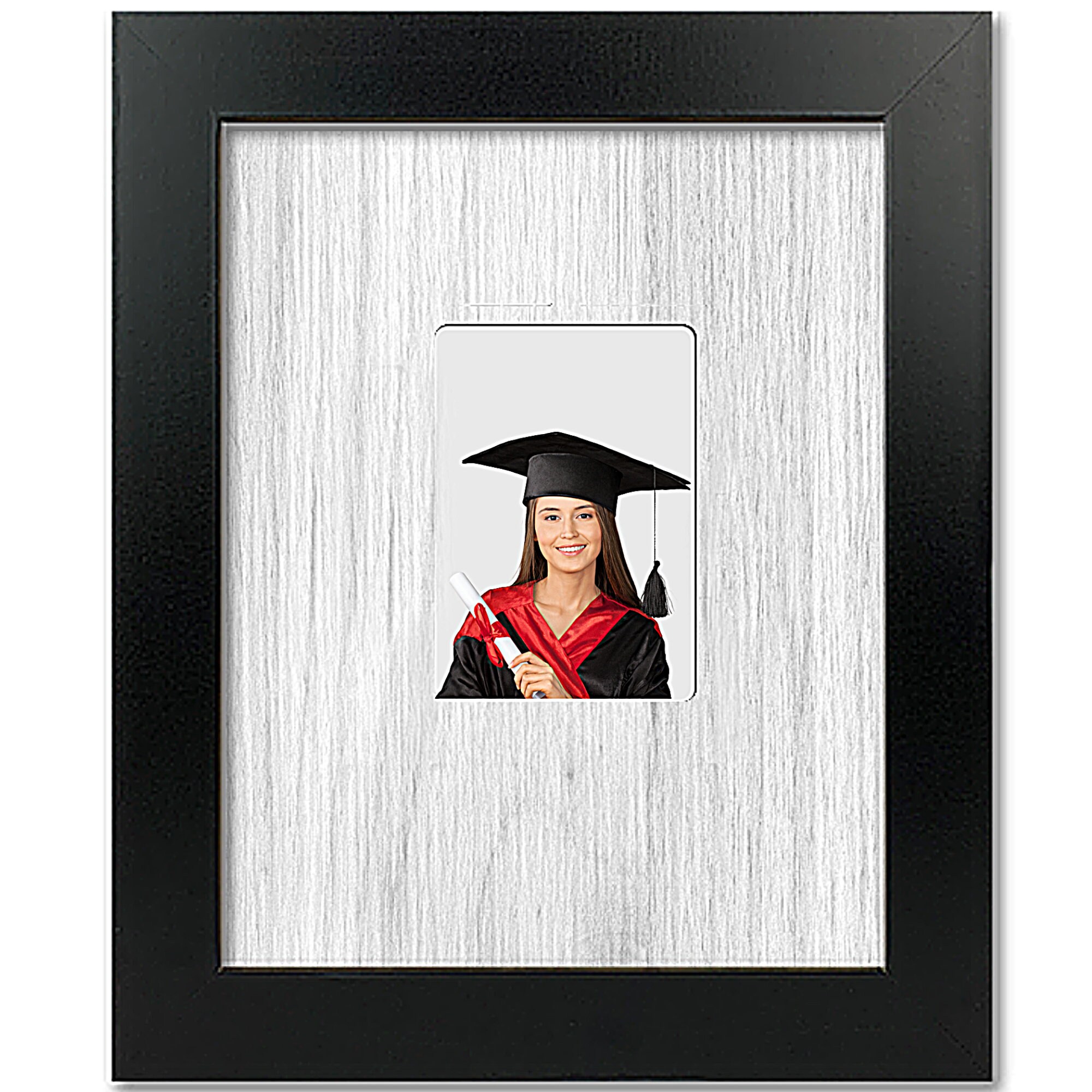 Wooden Graduation Guest Book Grad Gifts Rustic Personalized Class of 2–  Stocking Factory