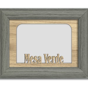 Mesa Verde | Colorado | Hometown City Picture Frame | Vacation, Travel, Family, Anniversary Gift | 5x7 Tabletop Frame for 4x6 Photo