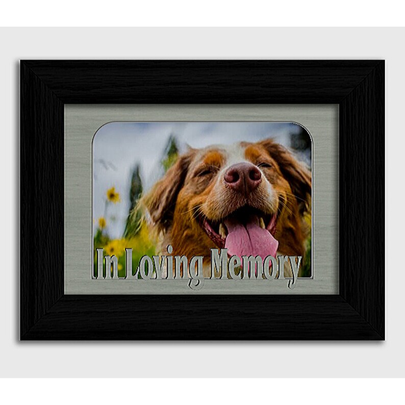 In Loving Memory Tabletop Picture Frame Pet Photo Frame Etsy