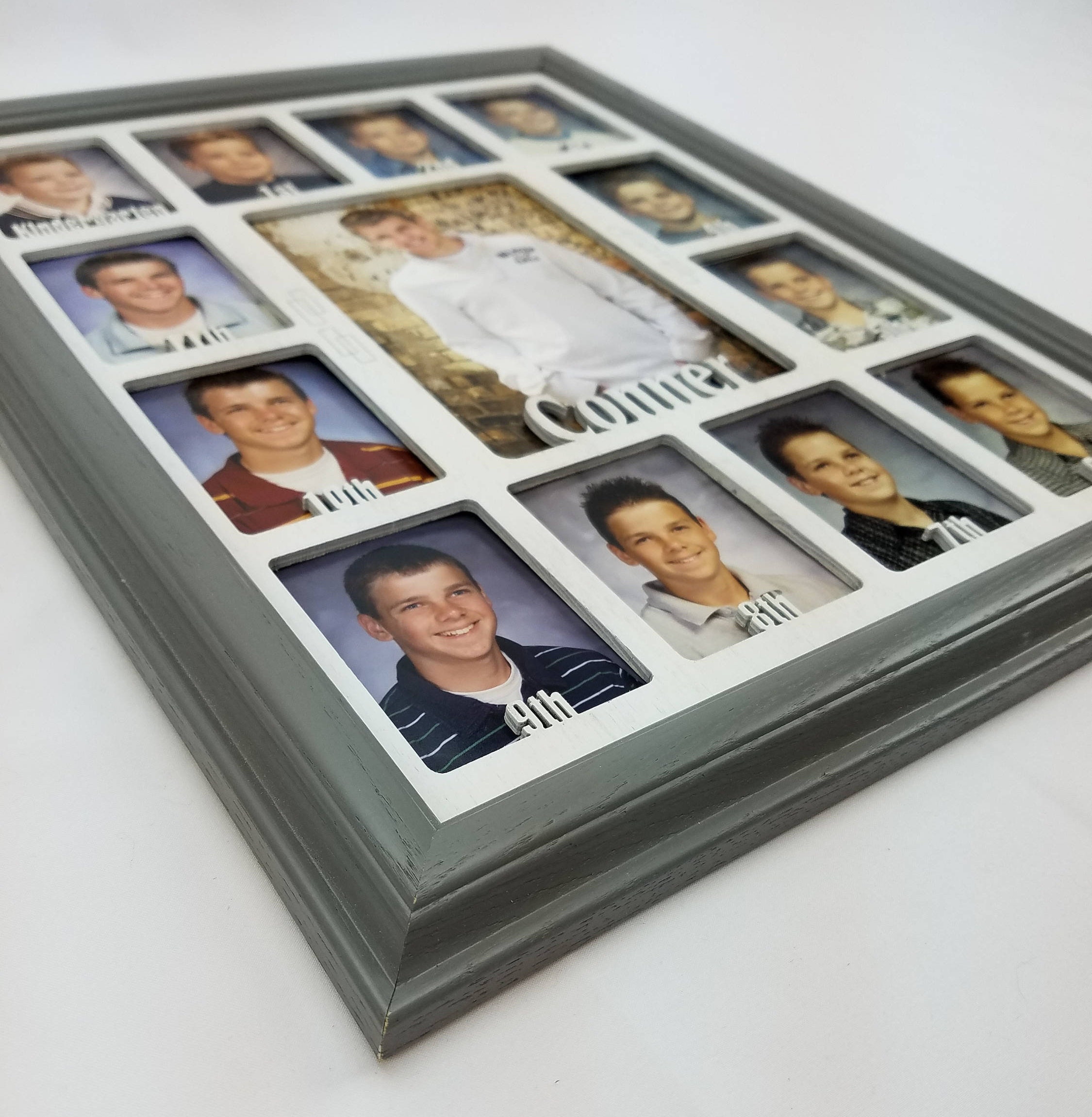 School Years Picture Frame Personalized Holds Twelve Etsy