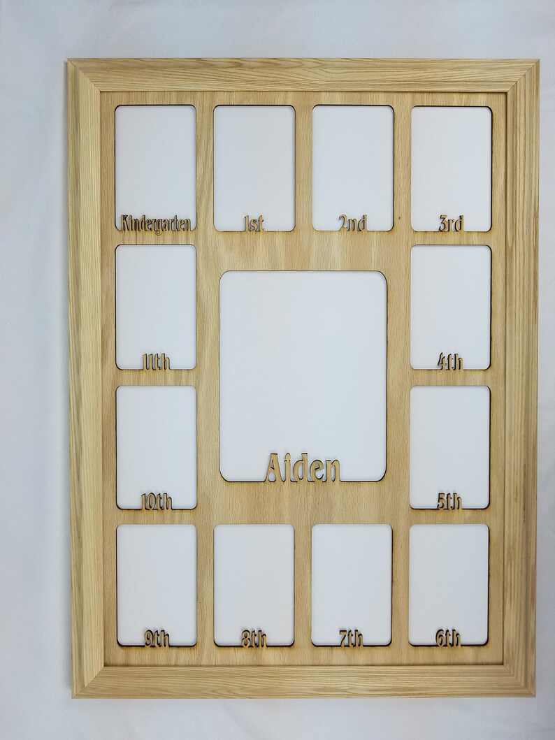 School Years Picture Frame 4x6 Pictures 8x10 Center - Etsy