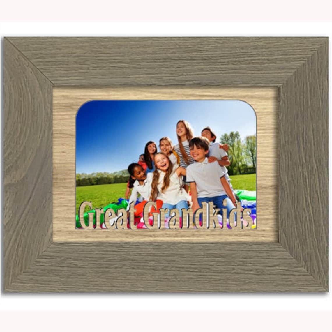 Great Grandkids Tabletop Picture Frame Holds 4x6 Photo Etsy