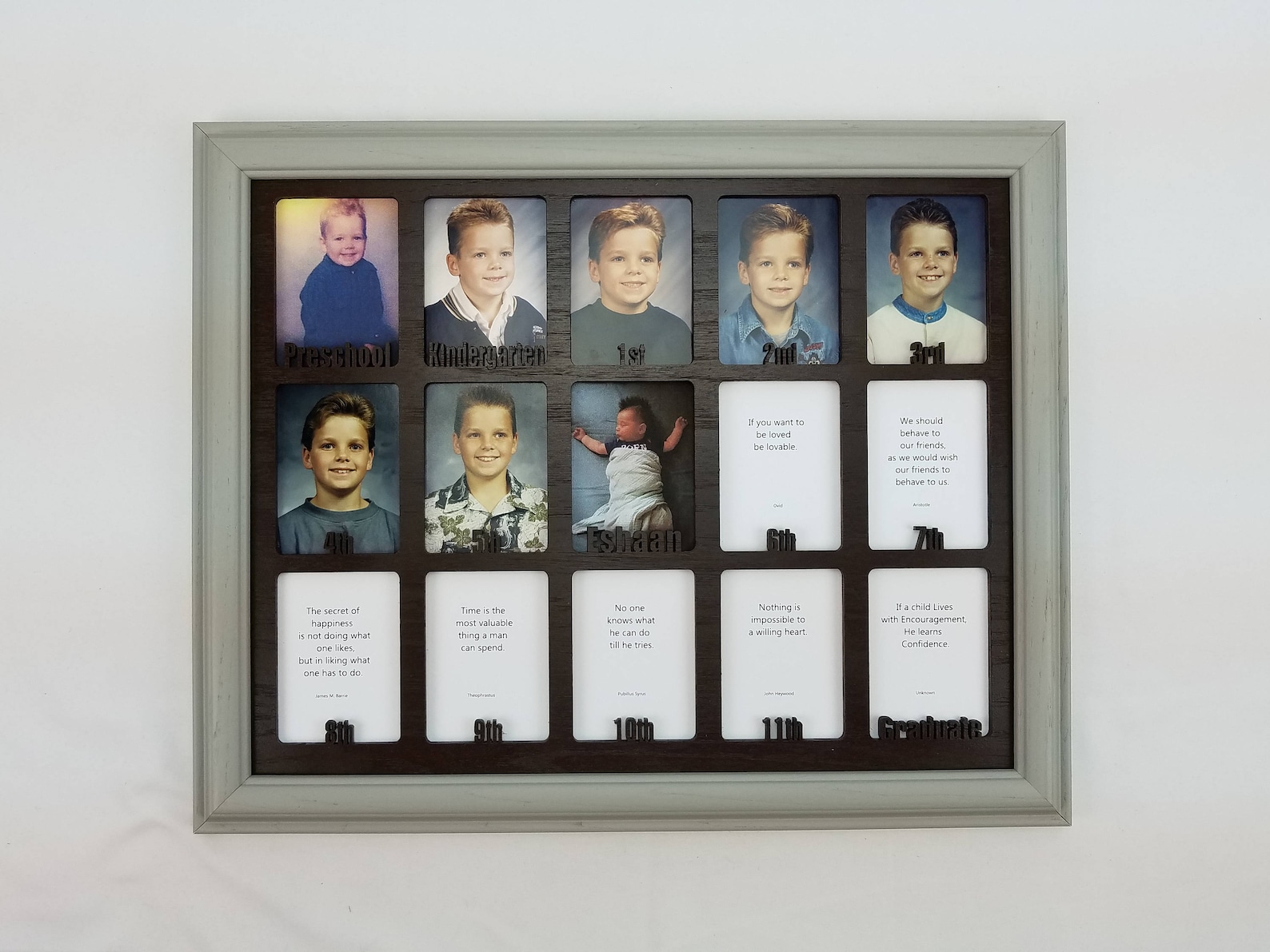School Years Picture Frame Personalized With Any Name 10 Etsy
