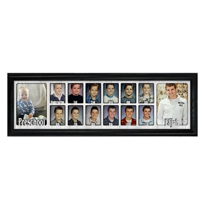 School Years Picture Frame Personalized Twelve 2 5 X Etsy School Years Picture Frame Personalized Twelve 2 5 X Etsy
