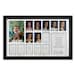 School Years Picture Frame - Personalized - Holds Thirteen 2.5' x 3.5' School-Year Photos and 5' x 7' Graduation Picture 12x20 (Black Frame)