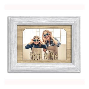 Mom and Me Tabletop Picture Frame - Holds 4x6 Photo - Multiple Color Options - Mothers Day Gift for the Best Mom Ever