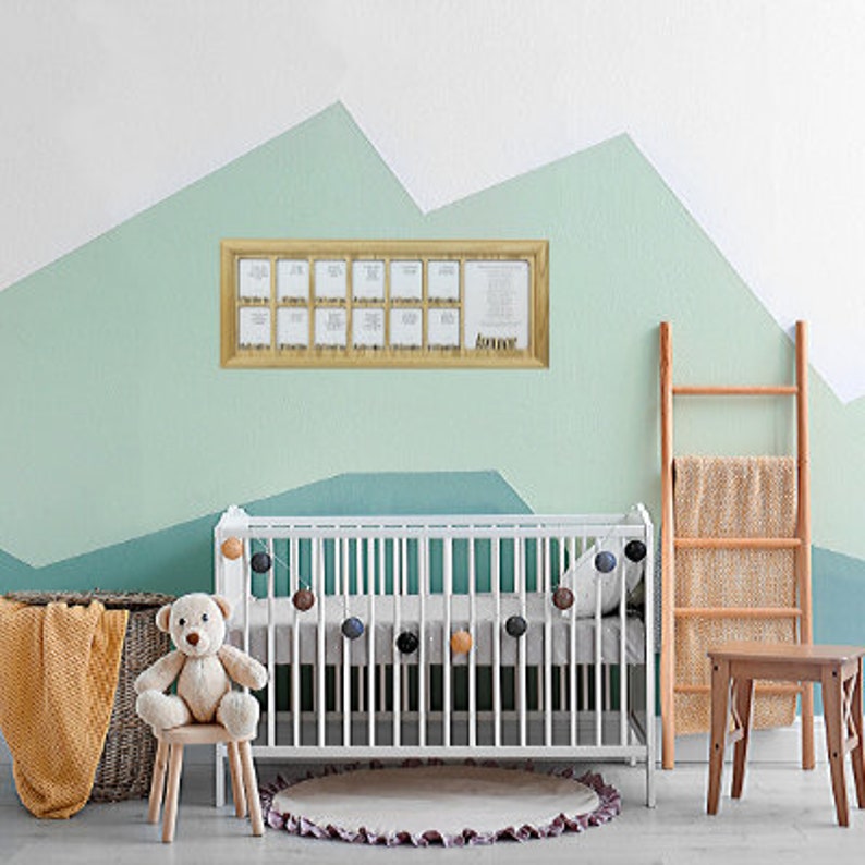 Baby's First Year Picture Frame Personalized With Any Etsy