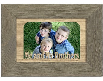 Gift NEW Photo Frame Me & My Brother 6" x 4" 