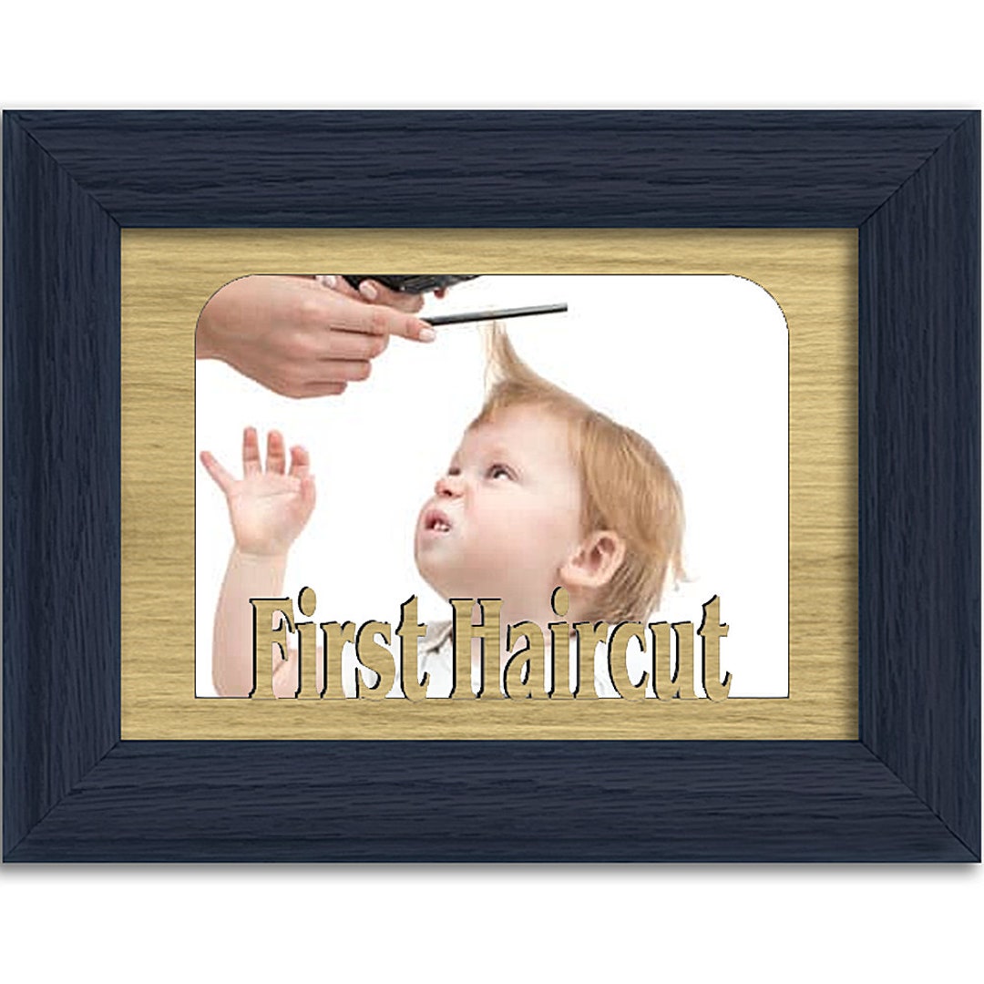 First Cut Frame First Haircut Picture Frame - Holds 4x6 Photo - Multiple Color Options ...