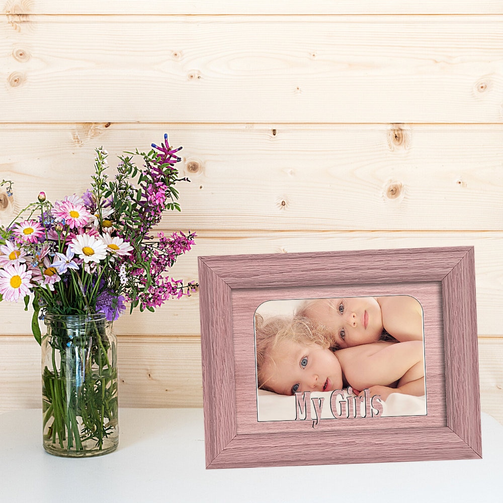 My Girls Tabletop Picture Frame - Holds 4x6 Photo - Multiple
