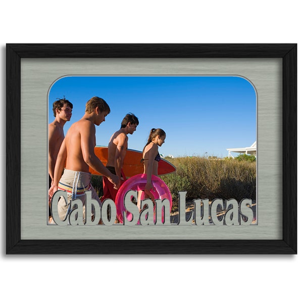 Cabo San Lucas - Spring Break  Collection Picture Frame - Beach Vacation, College Trip, Best Friends - Multiple Colors & Photo Sizes