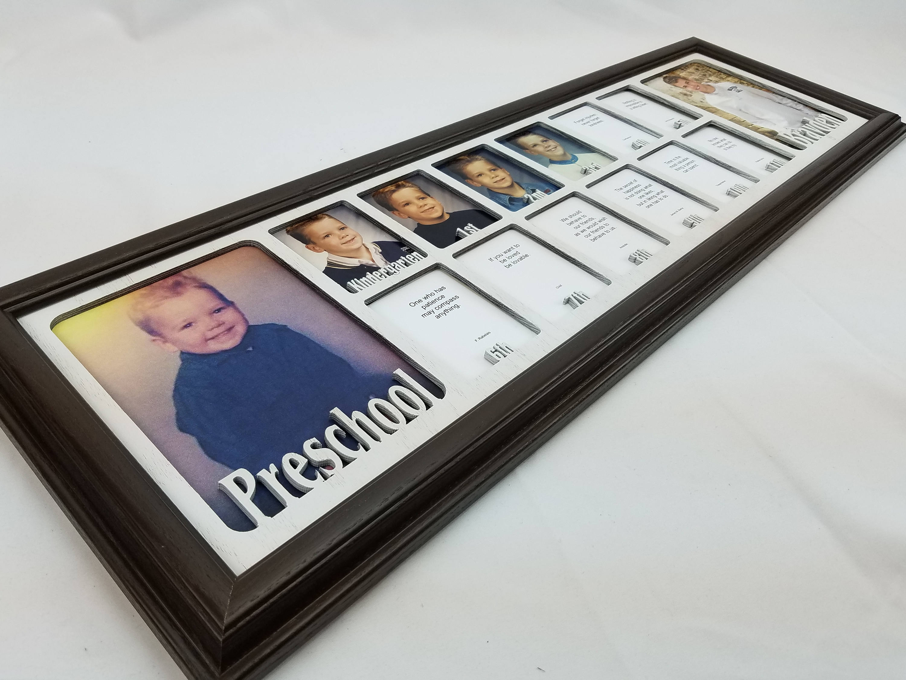 School Years Picture Frame Personalized Twelve 2.5 x Etsy
