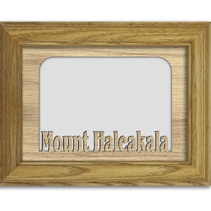 Mount Haleakala | Hometown City Picture Frame | Vacation, Travel, Family, Anniversary Gift | 5x7 Tabletop Frame for 4x6 Photo