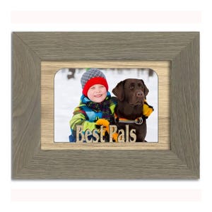 Best Pals Tabletop Picture Frame - Holds 4x6 Photo - Multiple Color Options - Family Frame