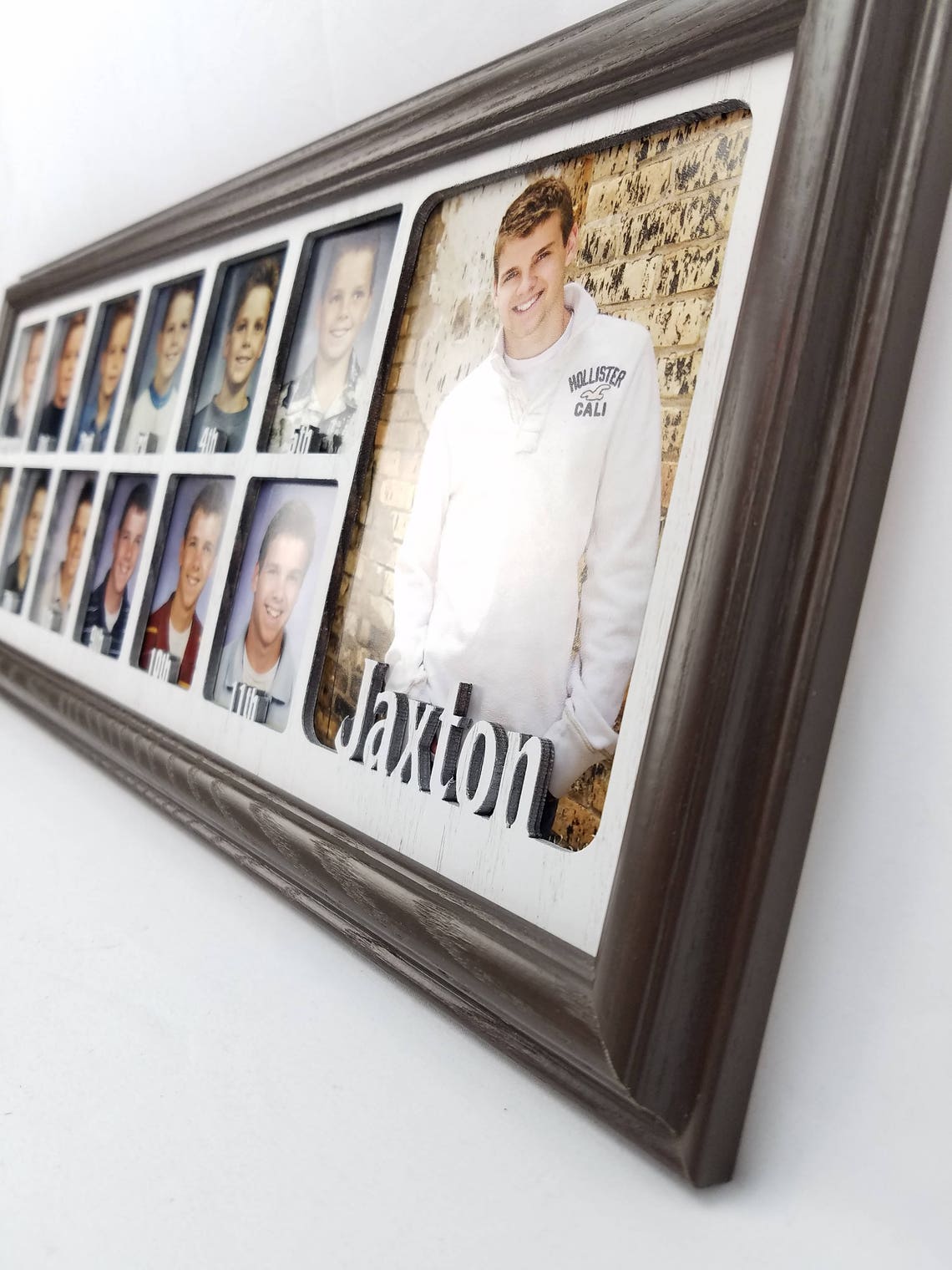 School Years Picture Frame Personalized Holds Twelve Etsy