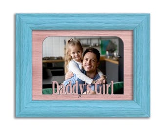 Daddy's Girls Tabletop Picture Frame - Holds 4x6 Photo -Family Frame