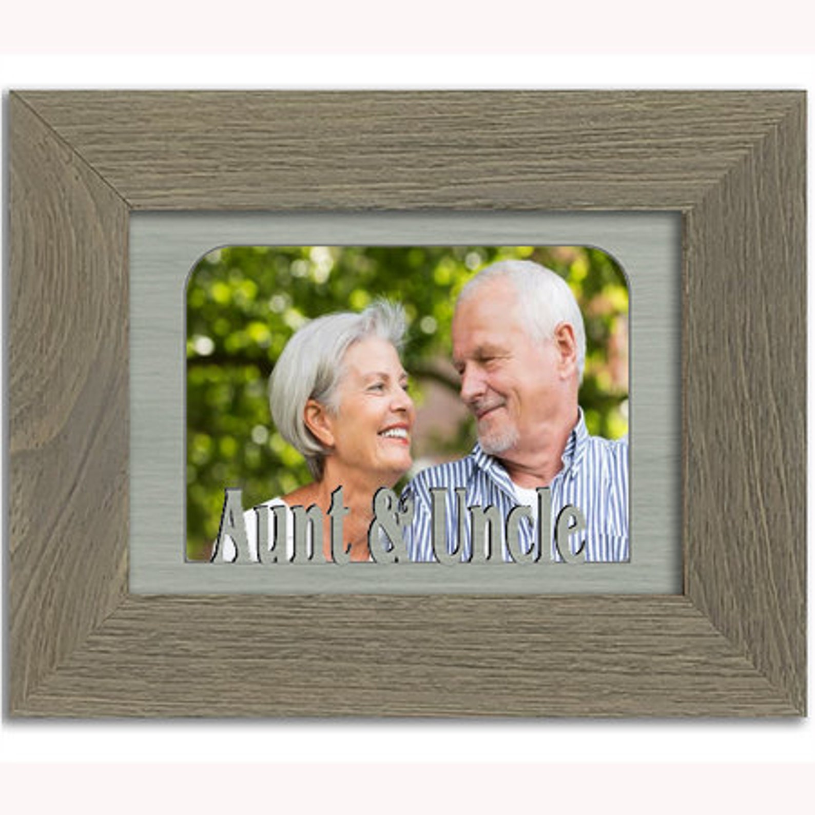 Aunt and Uncle Tabletop Picture Frame Holds 4x6 Photo Multiple Color