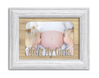 Me and My Girls Tabletop Picture Frame - Holds 4x6 Photo - Multiple Color Options