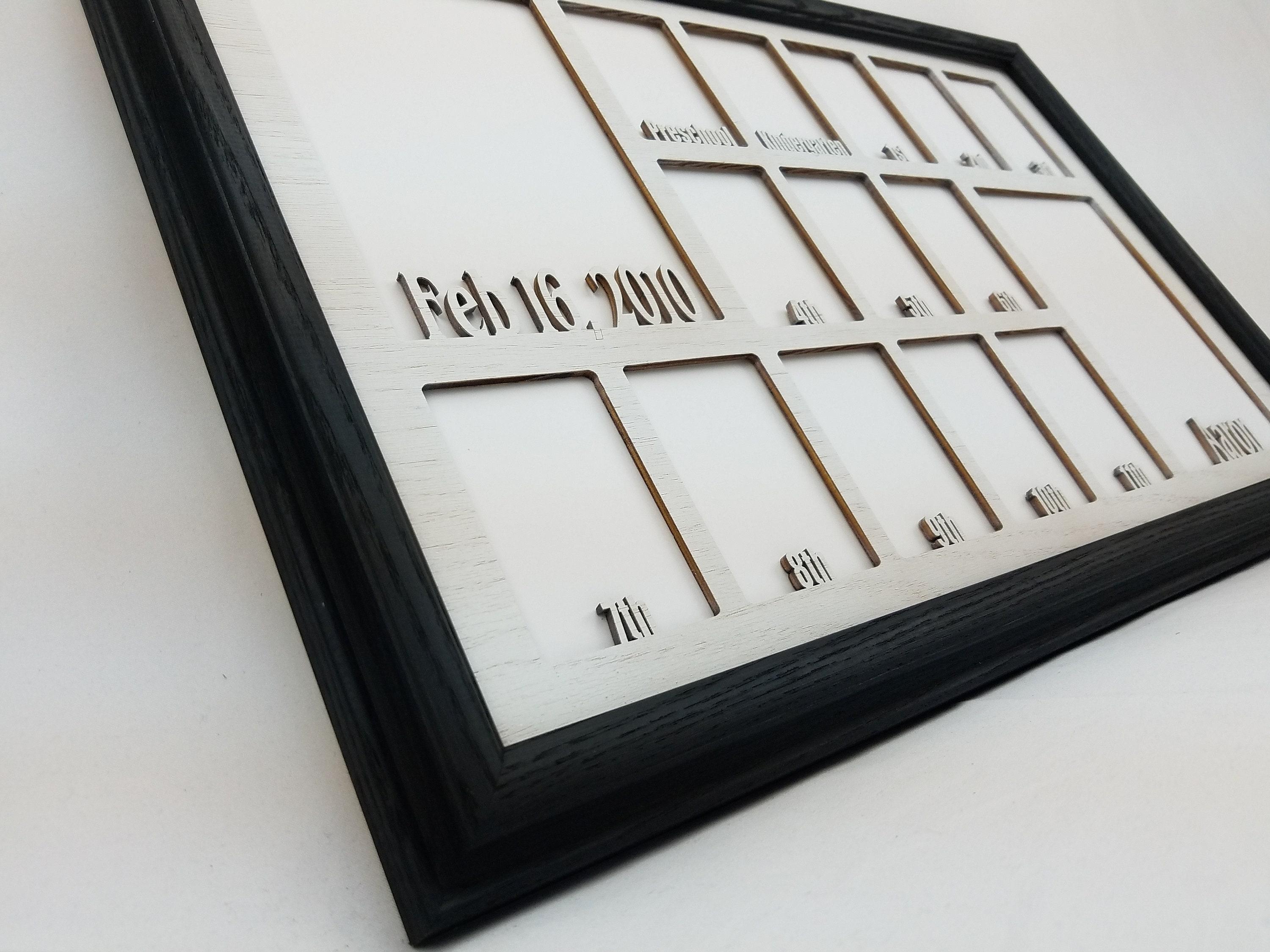 School Years Picture Frame Personalized Holds Thirteen Etsy Canada