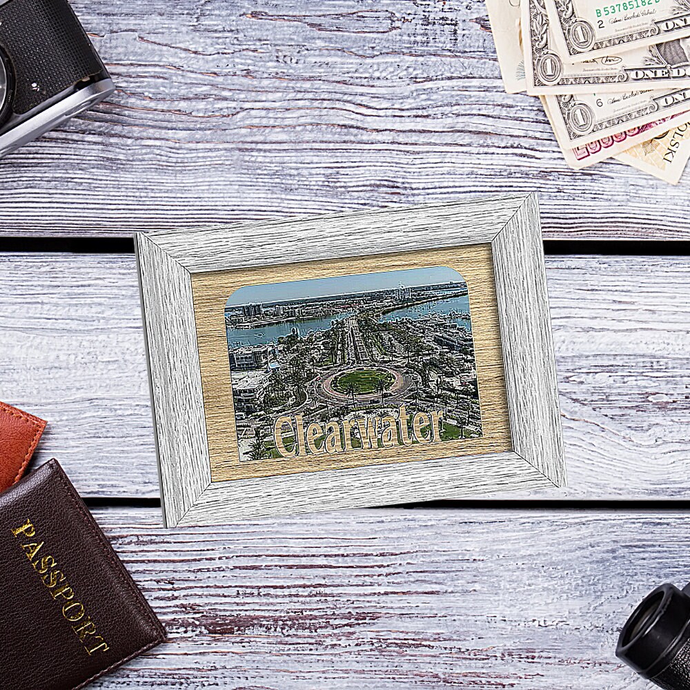 Clearwater Florida Hometown City Picture Frame Vacation Etsy