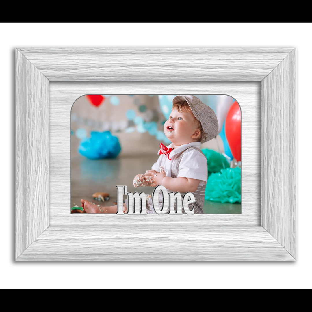 I'm One! | Baby First Picture Frame | Home Decor | Family Frame | 5x7 ...