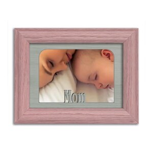 Mom Tabletop Picture Frame - Holds 4x6 Photo - Multiple Color Options - Mothers Day Gift for the Best Mom Ever