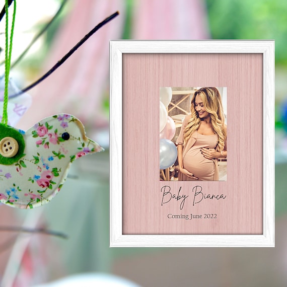 Cadre photo livre d'or pour baby shower personnalisé avec le nom de  l'enfant tapis photo signatures Meilleurs voeux signature au tableau 11 x  14 -  France