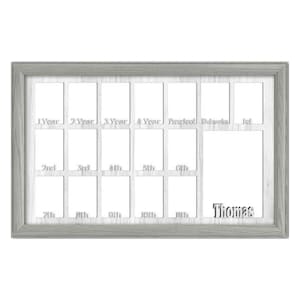 School Years Picture Frame - Full 18 Years - Year 1 to Grad - Personalized With Any Name - 10 Color Choices - Graduation Frame - 12x20
