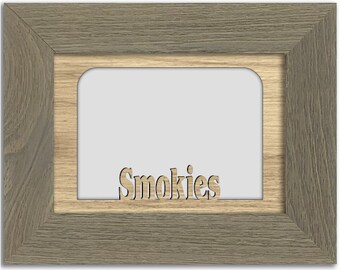 Smokies | Hometown City Picture Frame | Vacation, Travel, Family, Anniversary Gift | 5x7 Tabletop Frame for 4x6 Photo