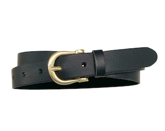 Gold Buckle Black Belt - Men's Black Belt With Gold Buckle - Black and Gold  Belt - Gold Buckle Mens Belt-black Leather Belt With Gold Buckle - Etsy