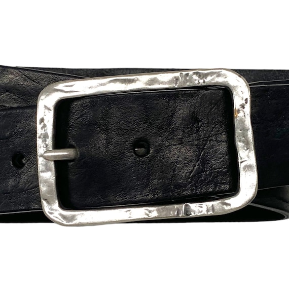Leather Belt “men's Vintage” Jeans Belt Full Cowhide Leather