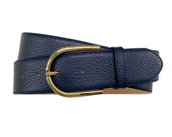Women's belt Leather belt Nappa leather belt Soft cowhide belt Many colors Width 4cm