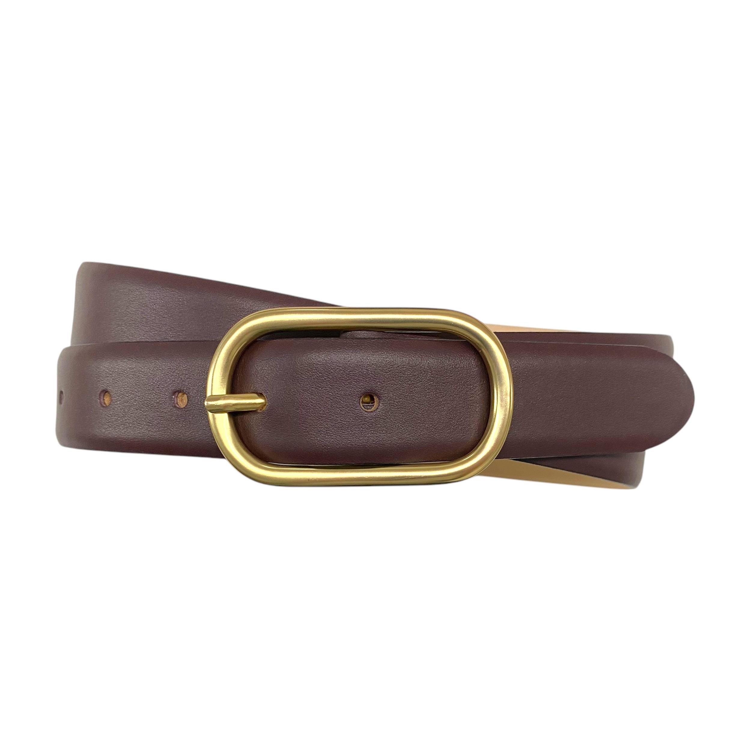 Ladies Belt Leather Belt Fine Calfskin Belt Handmade From  display picture 1