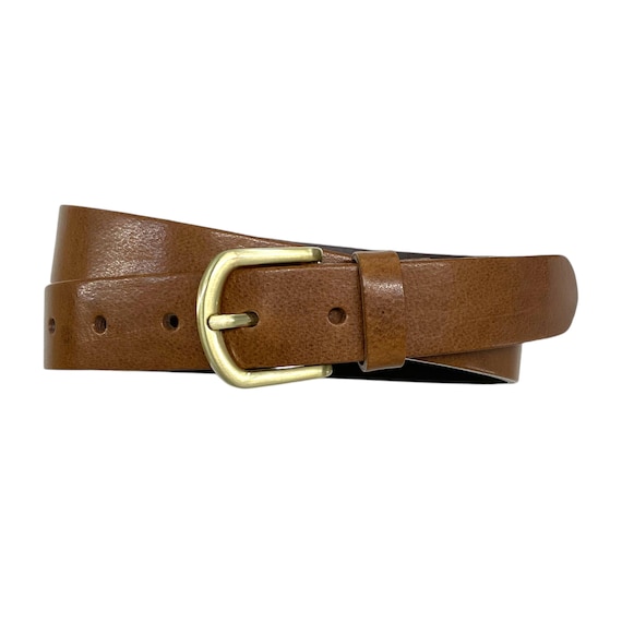 Ladies Belt Leather Belt Full Cowhide Jeans Belt Belt Buckle  display picture 1