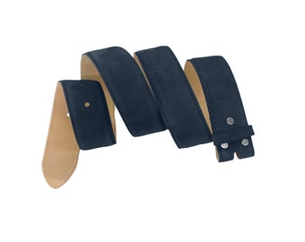 Leather belt interchangeable buckle suede jeans belt buckle interchangeable technique 4cm width.